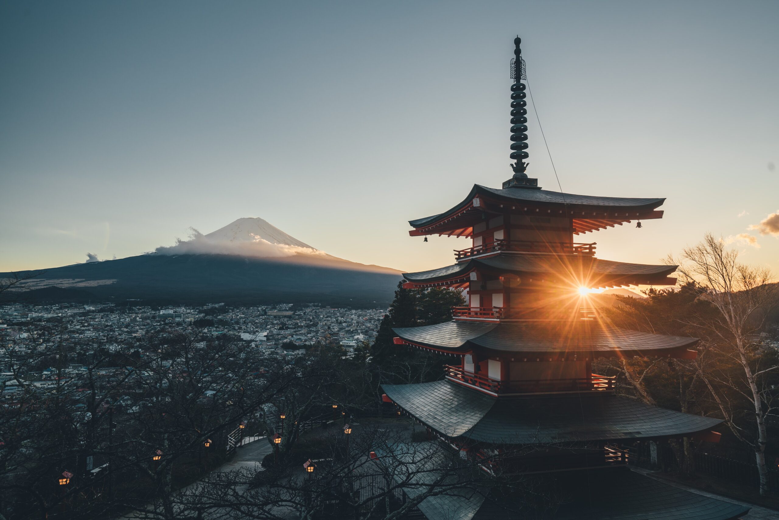 日本、富士山